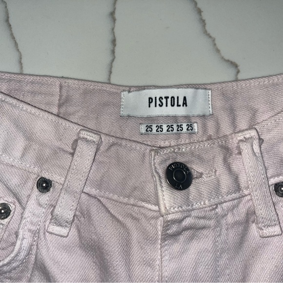 Pistola Pale Pink denim shorts - Picture 2 of 4